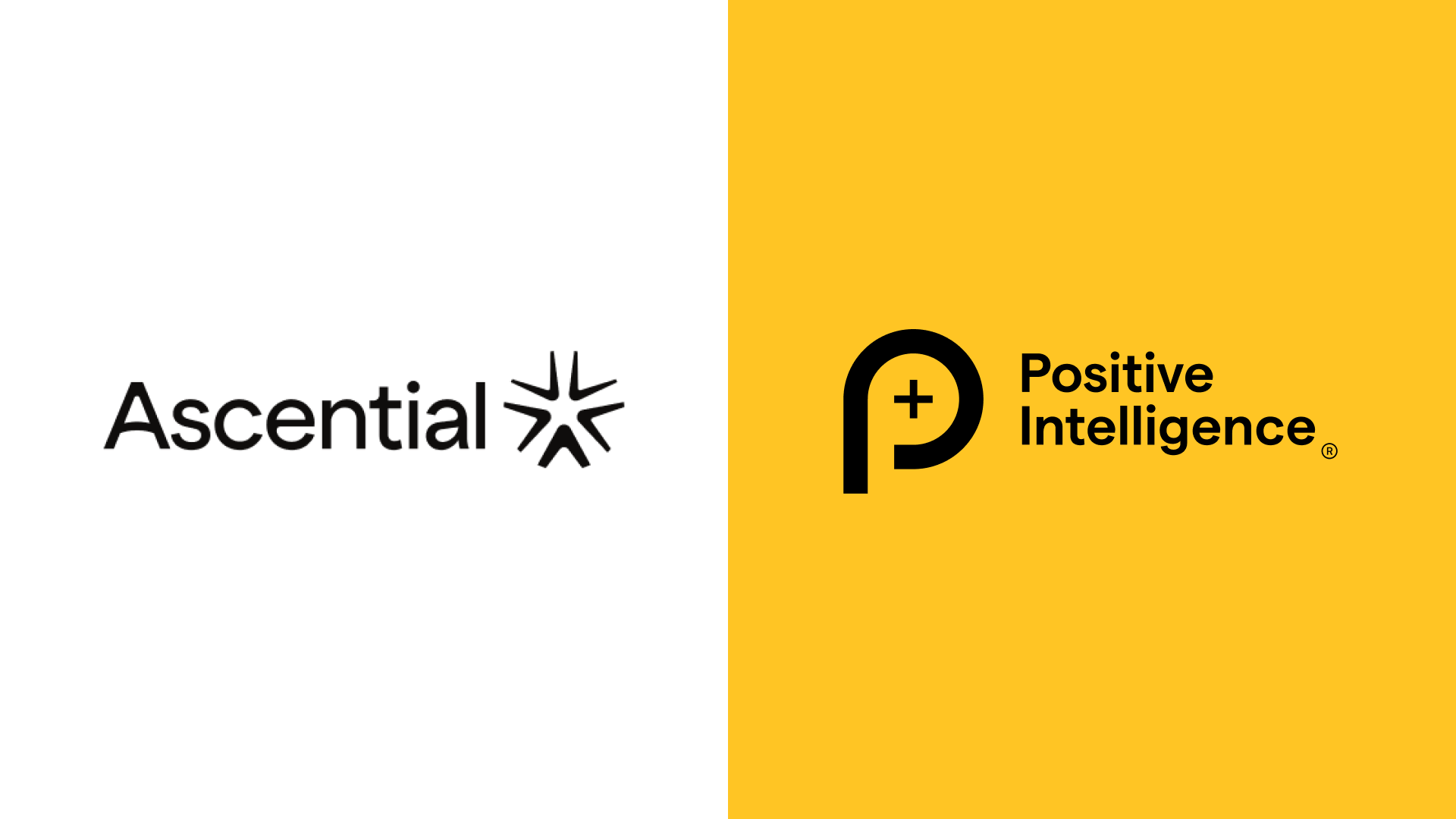 Ascential and Positive Intelligence logos