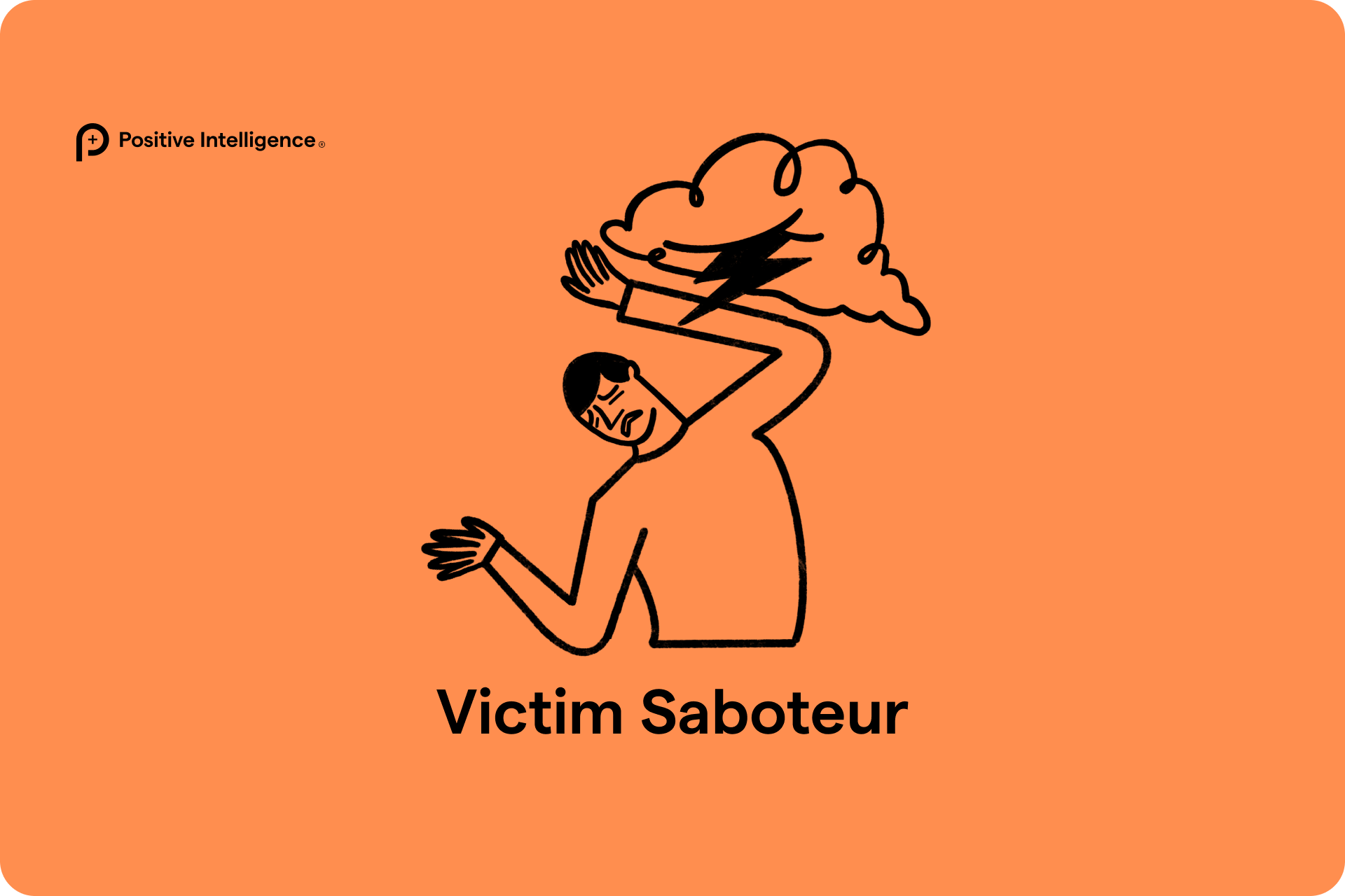 illustration of victim saboteur